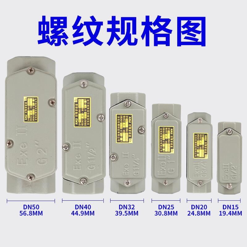 BHC-G3/4-E防爆右彎通穿線盒 彎頭分線盒dn25/15