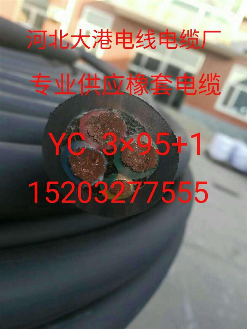 供應(yīng)YC  3*95+2橡套電纜 名揚(yáng)四海