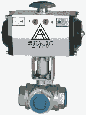 Q614F Q615F-16P氣動三通內(nèi)螺紋球閥 GT系列