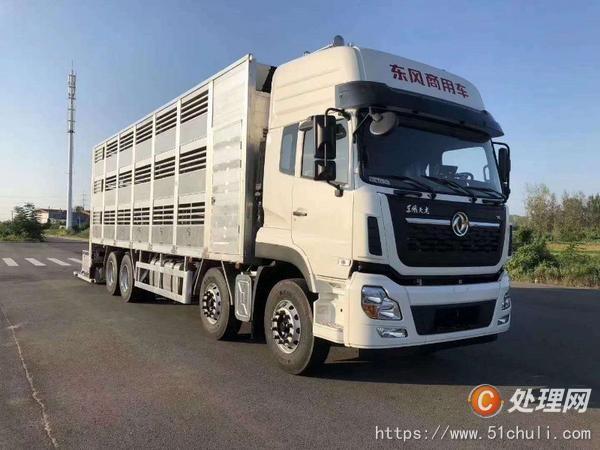 轉(zhuǎn)讓9.6米拉豬車 東風天龍活禽運輸拉豬車運豬車廠價出售