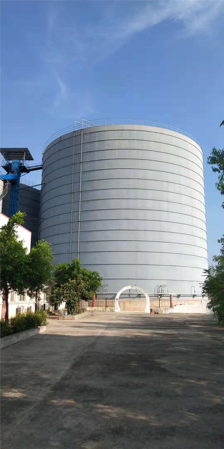 昆明鍍鋅卷板倉 1萬噸大型粉灰罐建設流程