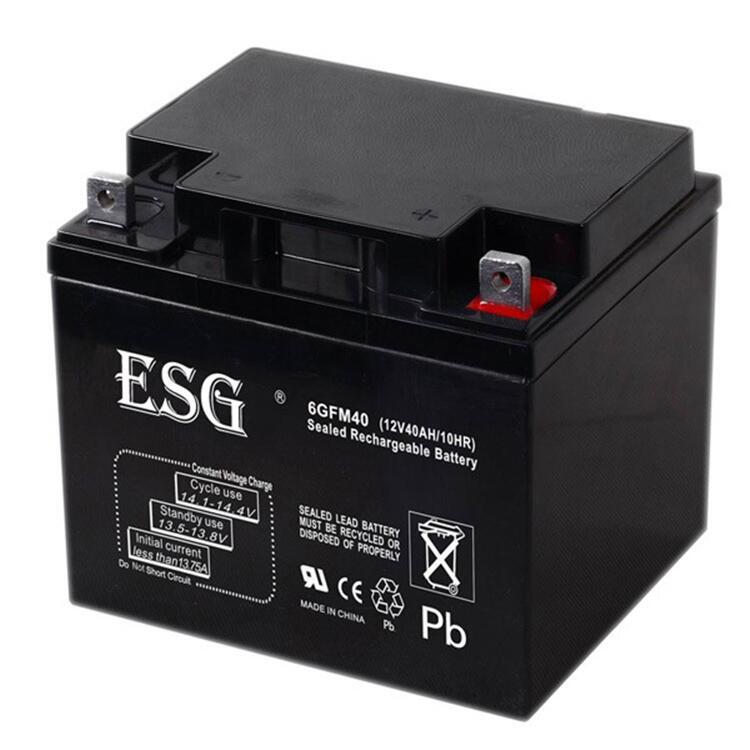 ESG在線式ups電源蓄電池6GFM40參數(shù)包郵