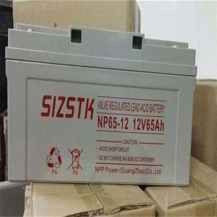 SIZSTK蓄電池NP65-12機(jī)房不間斷ups直流電源12V65AH