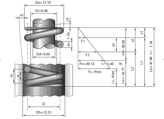 Federntechnik Knoerzer彈簧57451