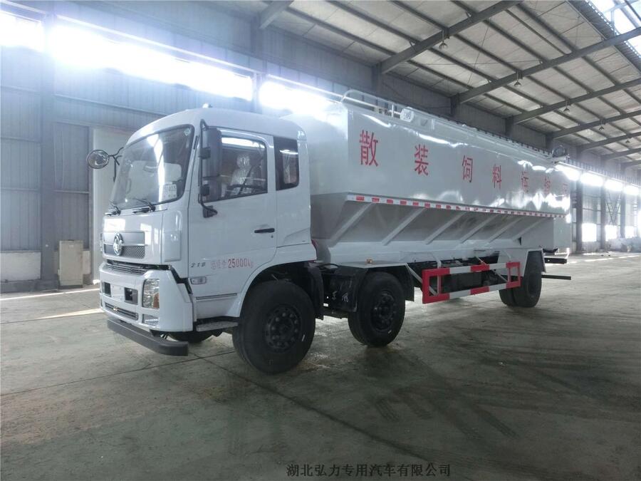 柳汽乘龍M314-15噸飼料運輸車商品批發(fā)價格