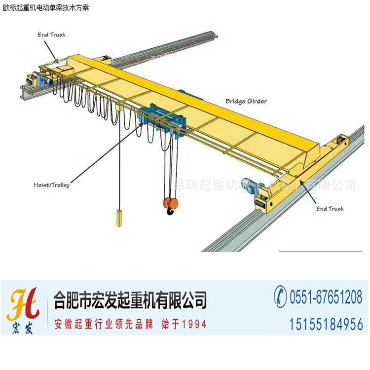 阜陽(yáng)市5噸單梁行車報(bào)價(jià)合肥起重機(jī)工廠26米廠房跨度提供方案設(shè)計(jì)