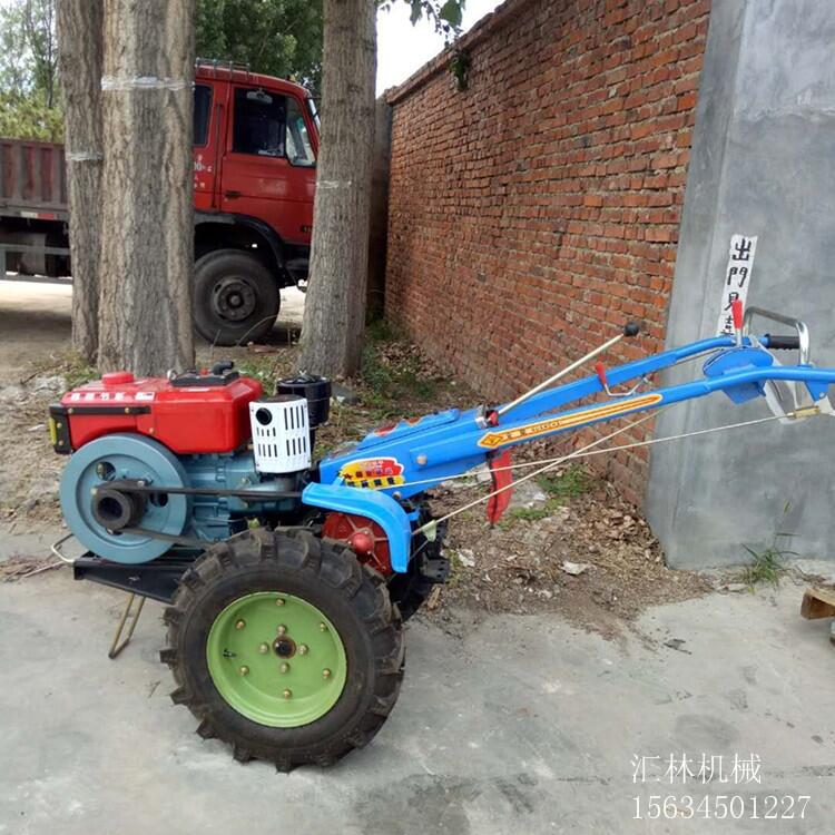 齊齊哈爾新型手扶車 手扶車帶的旋耕機(jī) 12馬力手扶車