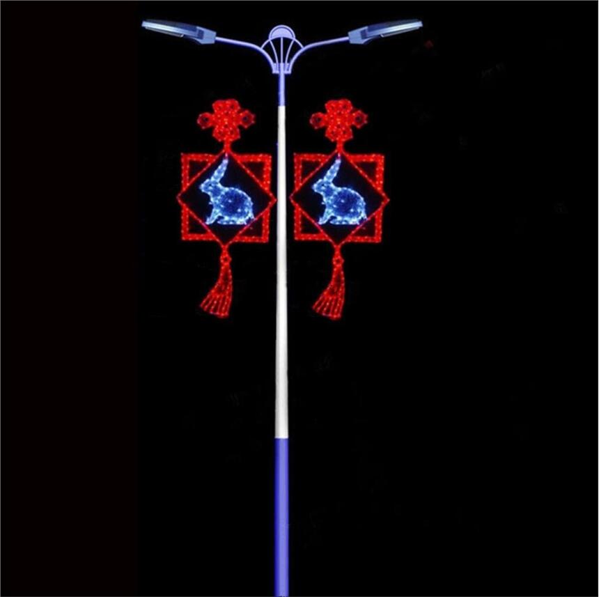錦州節(jié)日亮化燈市中國(guó)夢(mèng)道路裝飾掛件路燈桿亮化