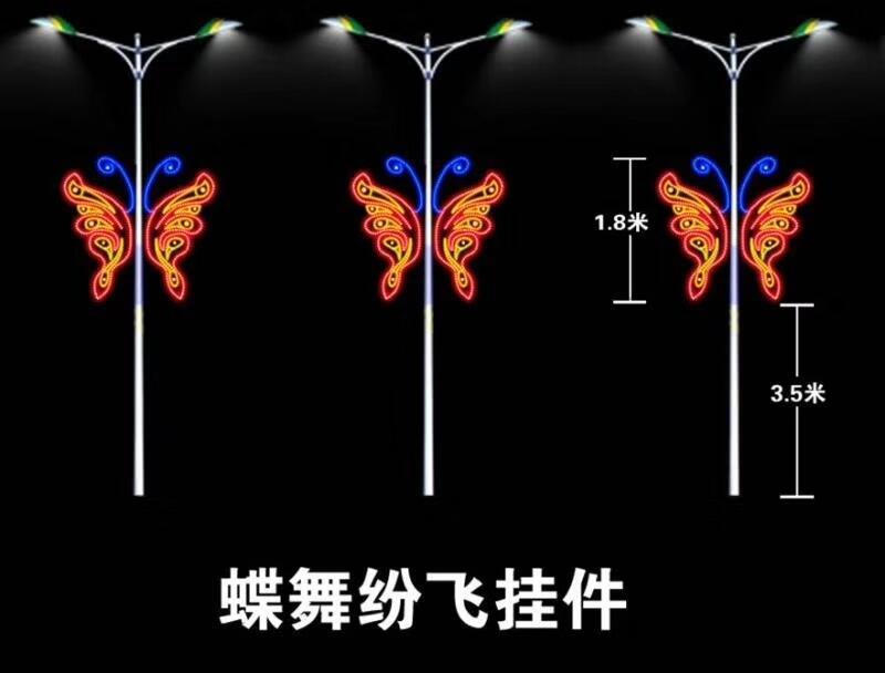 黃岡發(fā)光動物造型燈廠家路燈桿裝飾led燈籠led中國生產(chǎn)廠家