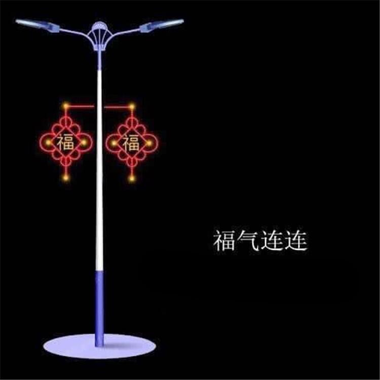 瑞雪彩虹燈桿  夢幻燈光節(jié)裝飾   道路造型燈