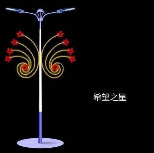 縣城燈桿裝飾電桿亮化燈支持定制