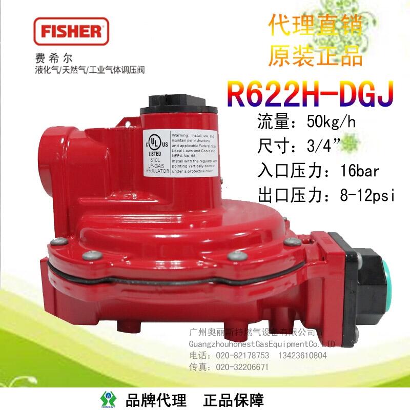 美國進(jìn)口R622H-DGJ一級調(diào)壓閥FISHER費(fèi)希爾