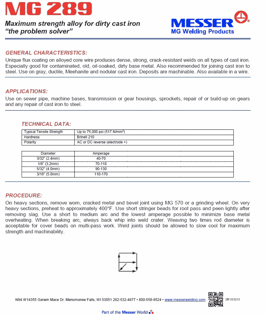 MG210鑄鐵焊條萬能美國焊接材料修補(bǔ)的鑄鐵焊條MG210鑄鐵焊條