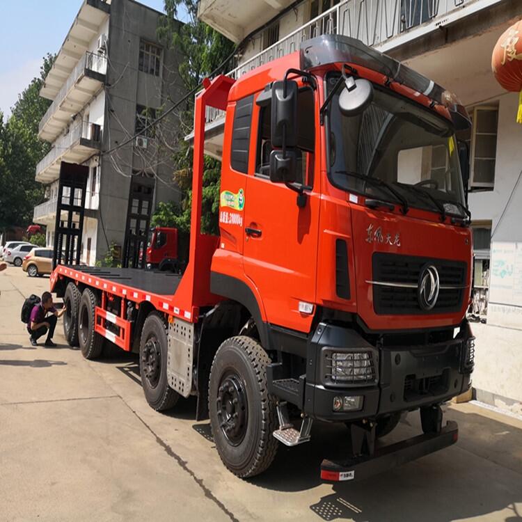 國6東風(fēng)天龍（雷諾430馬力）前四后八挖機拖板車多少錢一臺