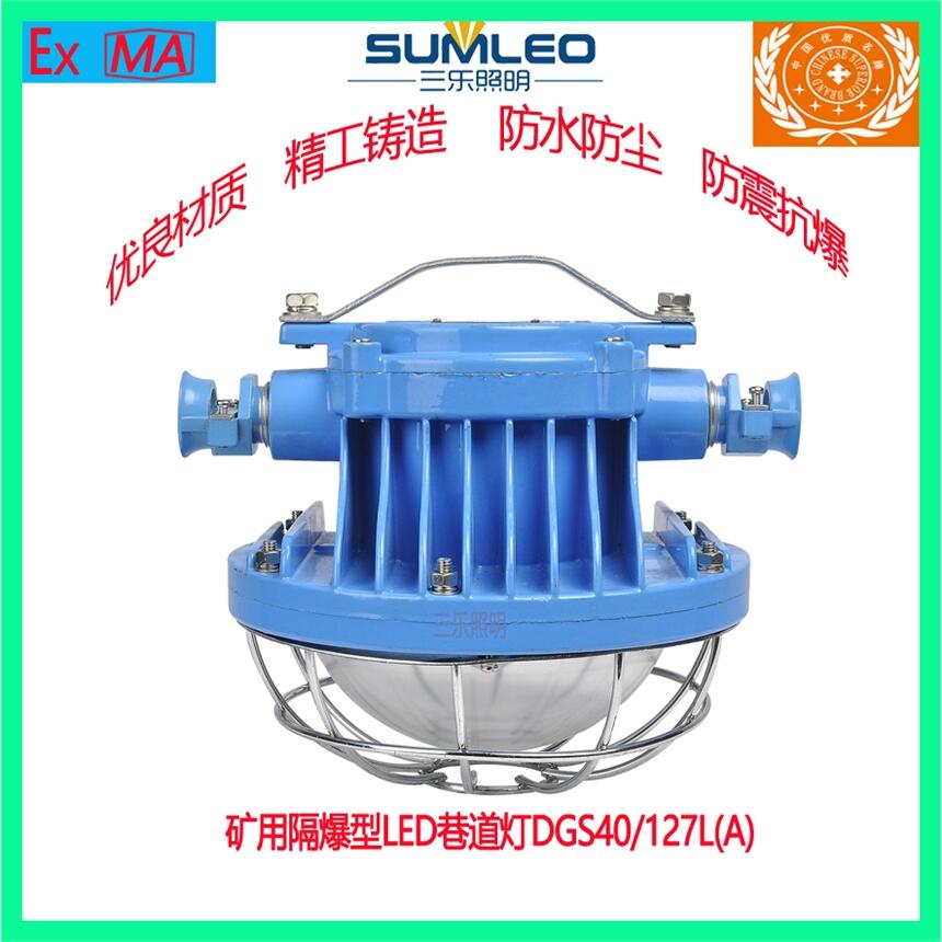礦用隔爆型LED巷道燈DGS40/127L(A)雙光源防爆巷道燈