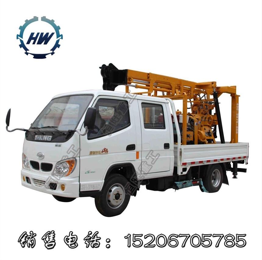 恒旺XYC-200多功能液壓車(chē)載打井機(jī)，大中型打井設(shè)備