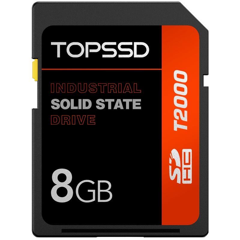 TOPSSD天碩 T2000 工業(yè)級(jí)SD卡 8GB SLC工業(yè)SD卡 工業(yè)內(nèi)存卡