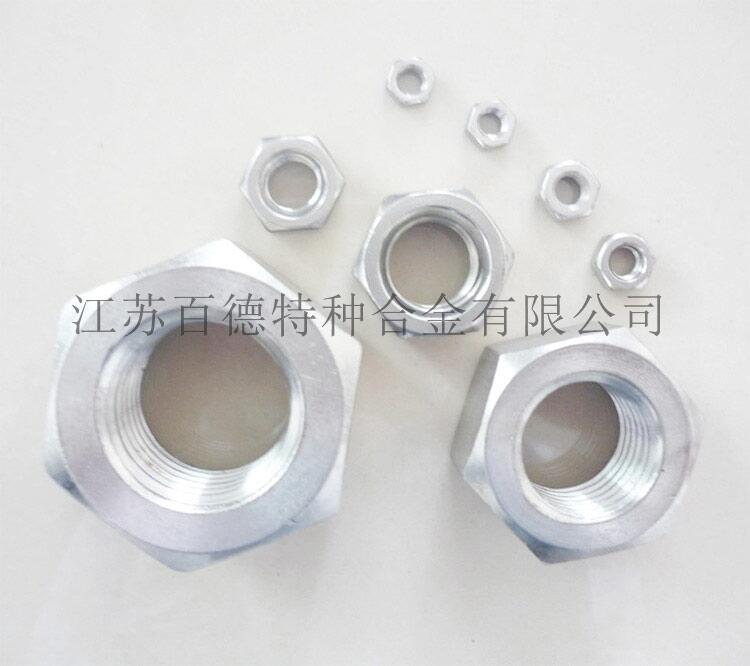 百德英科耐爾Inconel601合金六角螺母螺栓