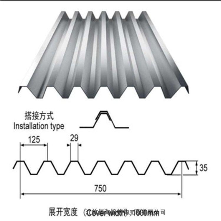 南通樓承板廠家供應(yīng)720開口樓承板