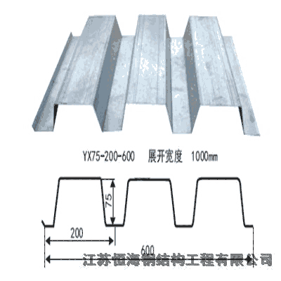 YXB65-254-762閉口樓層板生產(chǎn)廠家恒海鋼構(gòu)