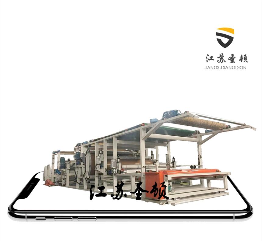 麂皮絨無紡布復合機Suede nonwoven compound machine