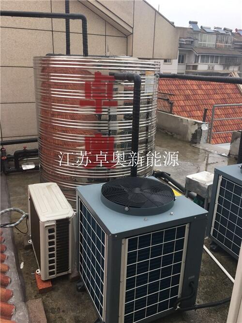 湖州百瀑賓館太陽能加空氣能熱水工程圓滿完工