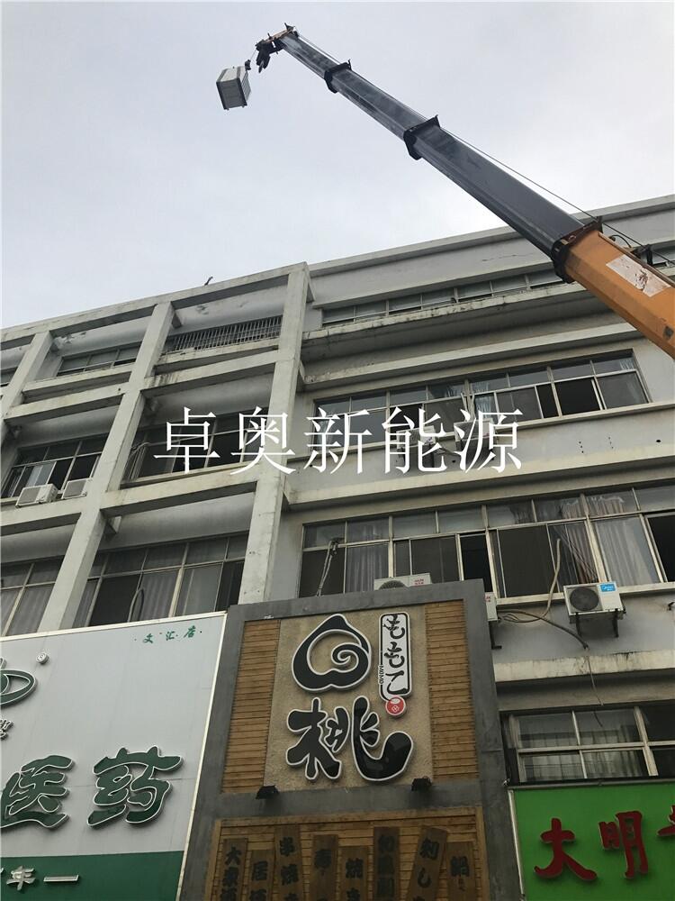 揚州桃花客棧主題賓館空氣能熱水工程竣工