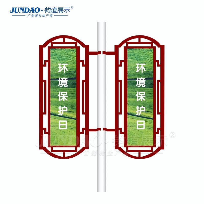 深圳新款燈桿道旗廣告方案報價