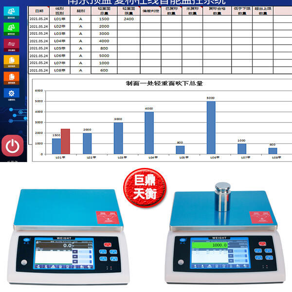 掃碼觸屏智能電子秤定時儲存