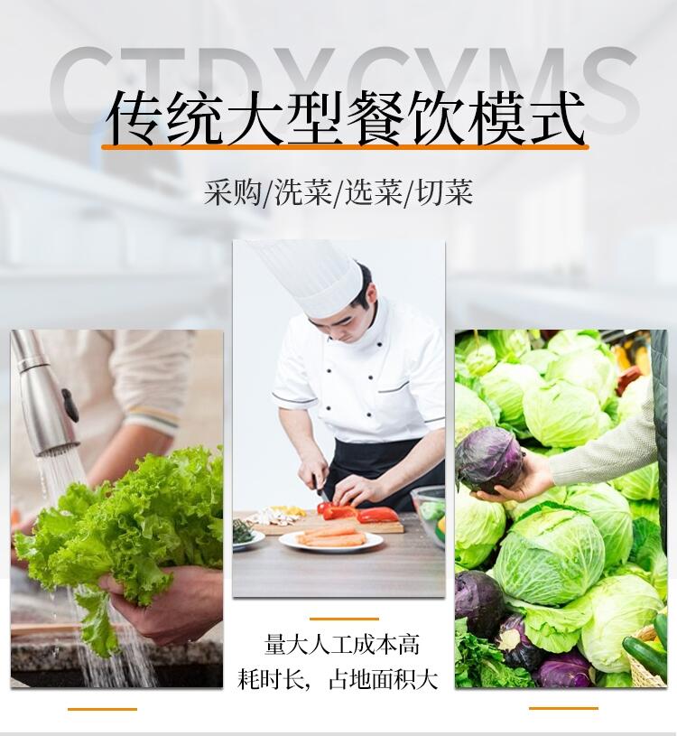 新疆喀什地區(qū)農(nóng)副產(chǎn)品深加工設(shè)備預(yù)制菜生產(chǎn)線(xiàn)配送中心凈菜清洗線(xiàn)