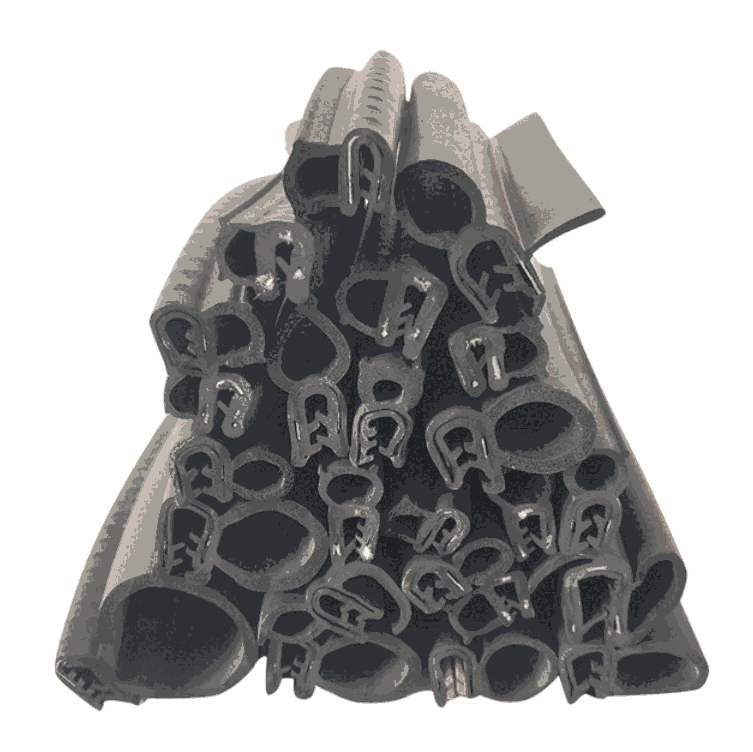 新能源電動(dòng)車門窗條 三元乙丙橡膠鋼片骨架密封條