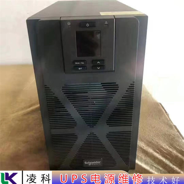 四通UPS不間斷電源紅色指示燈亮維修測(cè)試后發(fā)貨