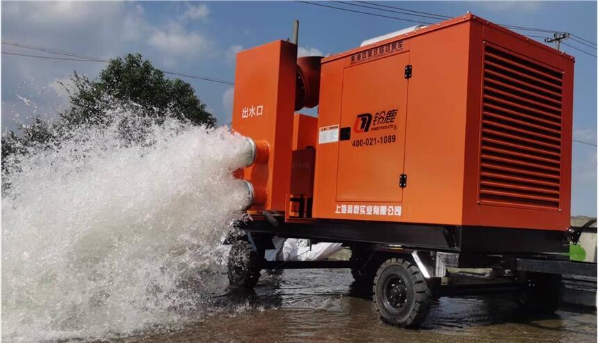 街道防汛排澇泵1000m3柴油機防汛泵