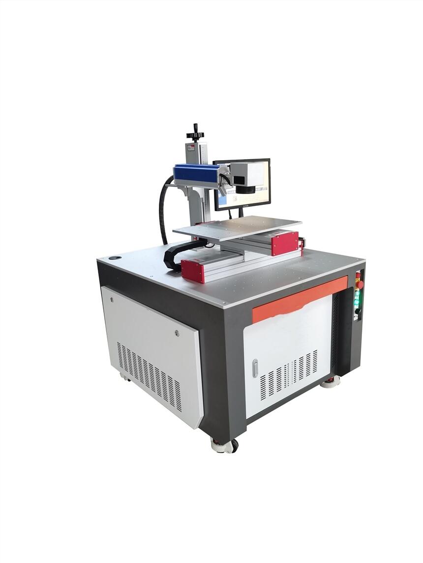 成都大臺面激光打標機，大功率100瓦激光打標機，金屬深度刻字機