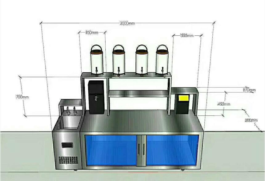 奶茶店技術學習 開一家奶茶店需要的機器 廠家直銷