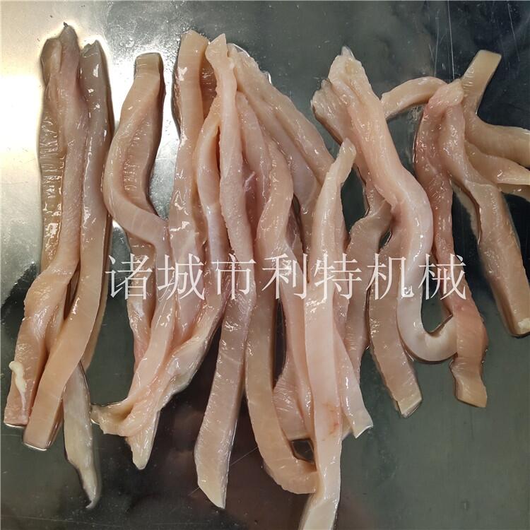 全自動(dòng)酥肉機(jī)  小酥肉加工設(shè)備切條機(jī)  雞胸肉切條機(jī)