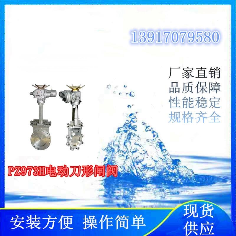 氫能項目上使用的PZ973H電動刀形閘閥