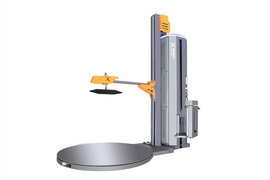 智能纏繞機(jī)X3纏膜一次成型低耗省材節(jié)能環(huán)保便捷包裝機(jī)