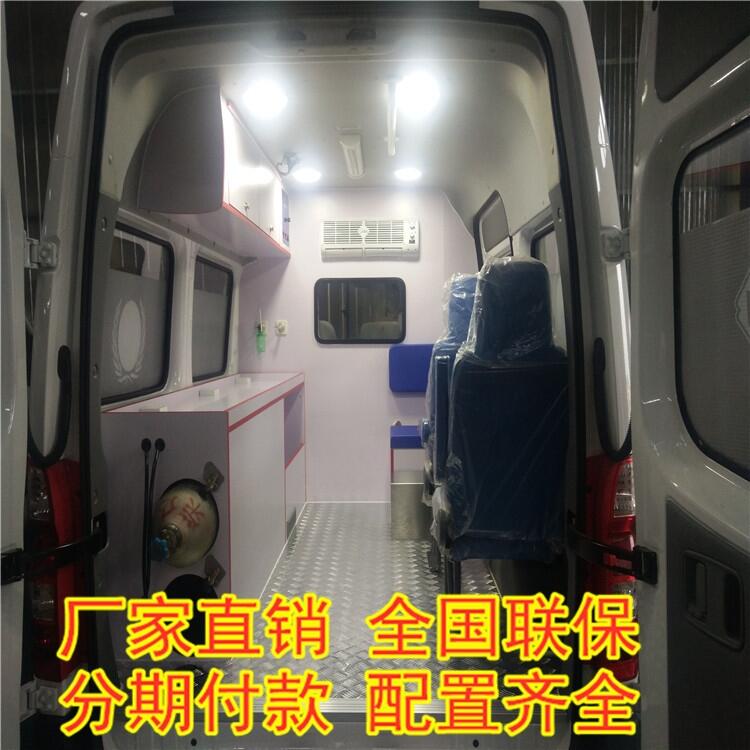 儀隴汽油版監(jiān)護型救護車 新世代全順方廂核酸采樣檢測車