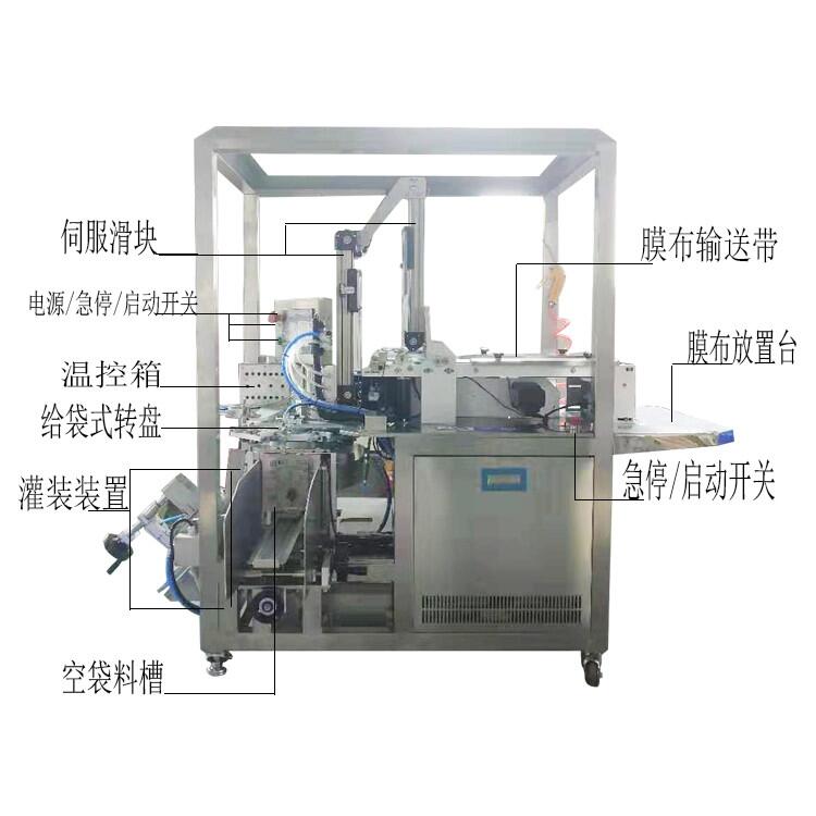 小型面膜灌裝機 無紡布手套折疊機 折疊入袋包裝機