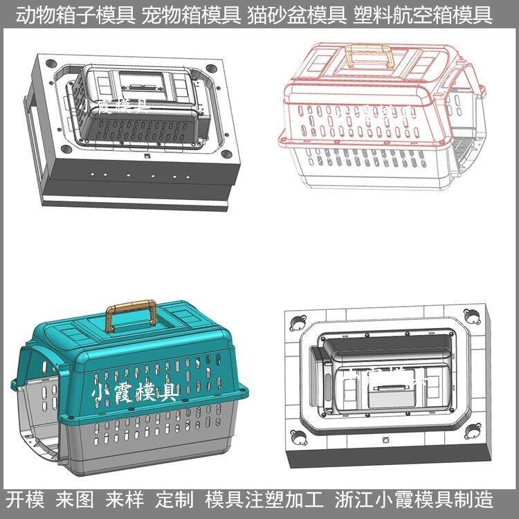 空運便攜寵物航空箱注塑模具	空運便攜寵物玩具注塑模具