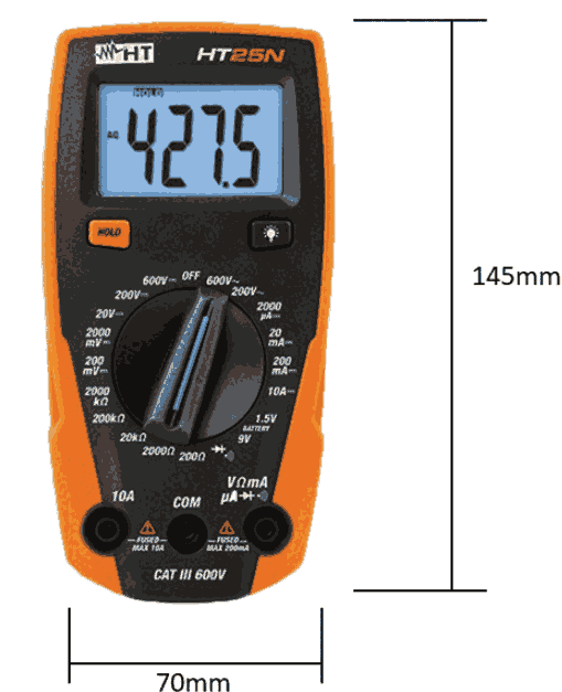 HT25N 小巧經(jīng)濟(jì)型數(shù)字萬用表ht25n