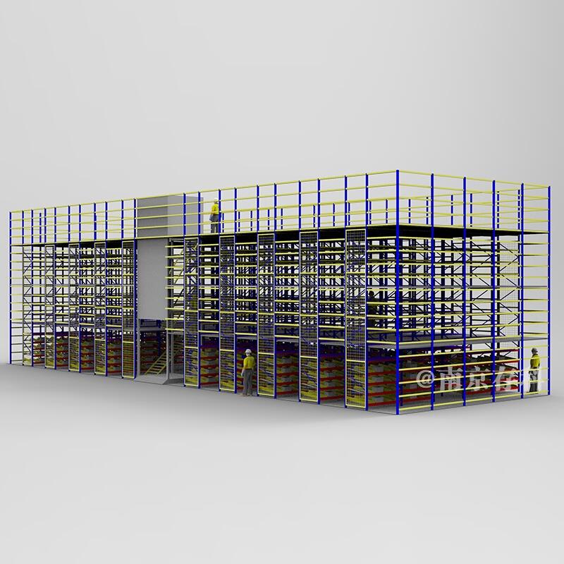 閣樓式貨架 二層鋼結(jié)構(gòu)廠房 CK-GL-14 重型鋼平臺(tái)