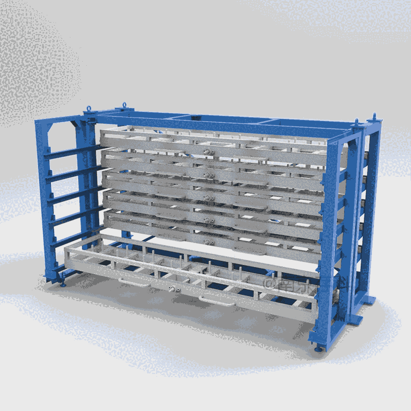 板材庫(kù)倉(cāng)儲(chǔ)貨架 鈑金貨架 CK-CT-56 鍍鋅板存儲(chǔ)架 6米鋼板架子