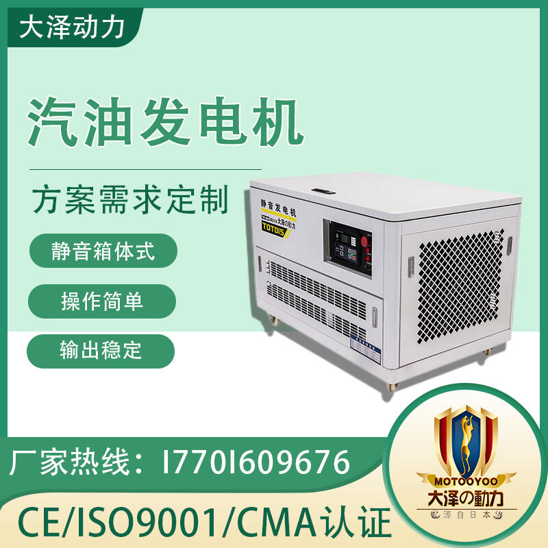 停電自啟動 大澤動力 TOTO12 12000W 汽油發(fā)電機