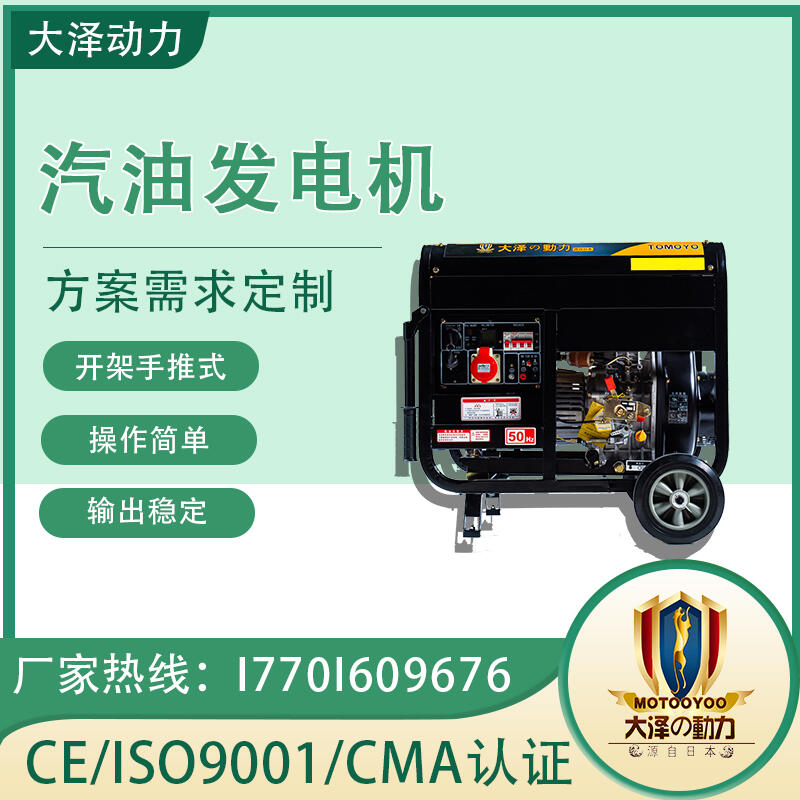 嚴(yán)寒地區(qū)用 大澤動力 TO9000ET 8000W 汽油發(fā)電機(jī)