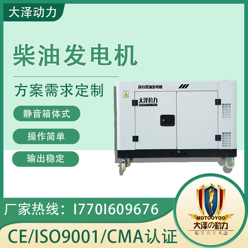 箱體牢固 大澤動(dòng)力 TO18000ET 15000W 車載發(fā)電機(jī)