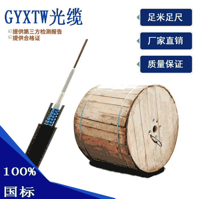 中心豎管式結(jié)構(gòu)：GYXTW光纜