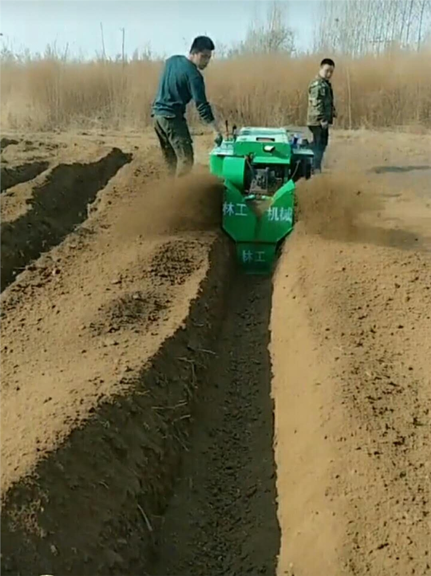 高效率履帶式開溝機(jī)視頻