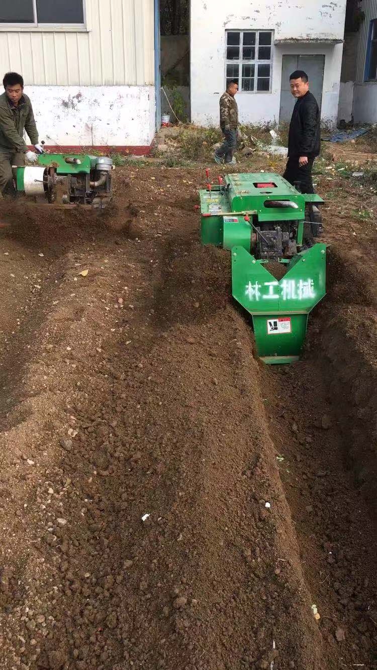 銀川市履帶式開溝機山東曲阜